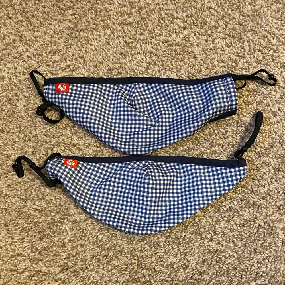 Chick-fil-á Team Style Uniform Adjustable Face Mask Set of Two